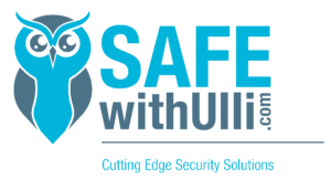 Safe With Ulli Inc. Logo Cutting-edge Video Surveillance & Access Control Security Solutions